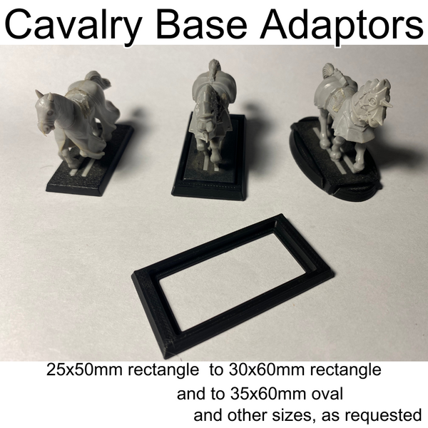 25x50 Cavalry Base Adaptors - Only-Games