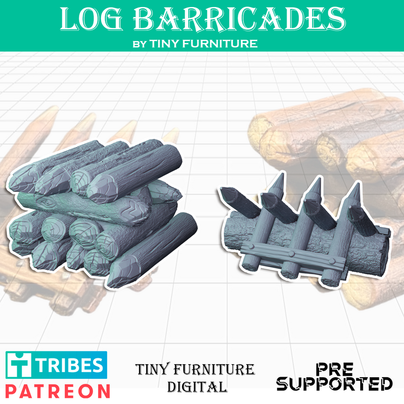 Log barricades - Only-Games