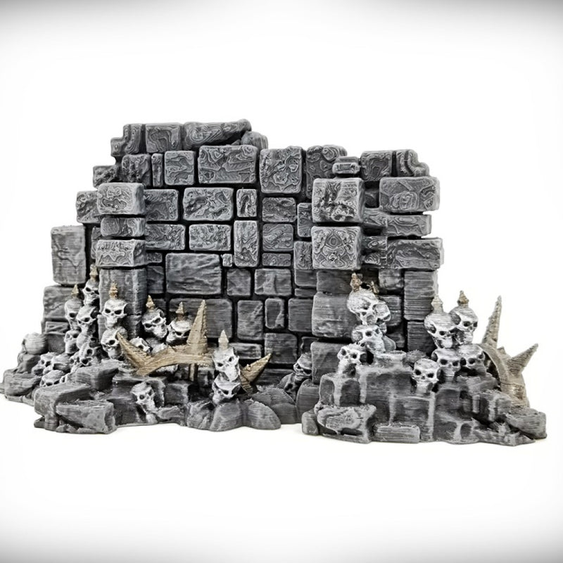 Basic Wall B: Ancient Ruins GRIMDARK Terrain Set - Only-Games