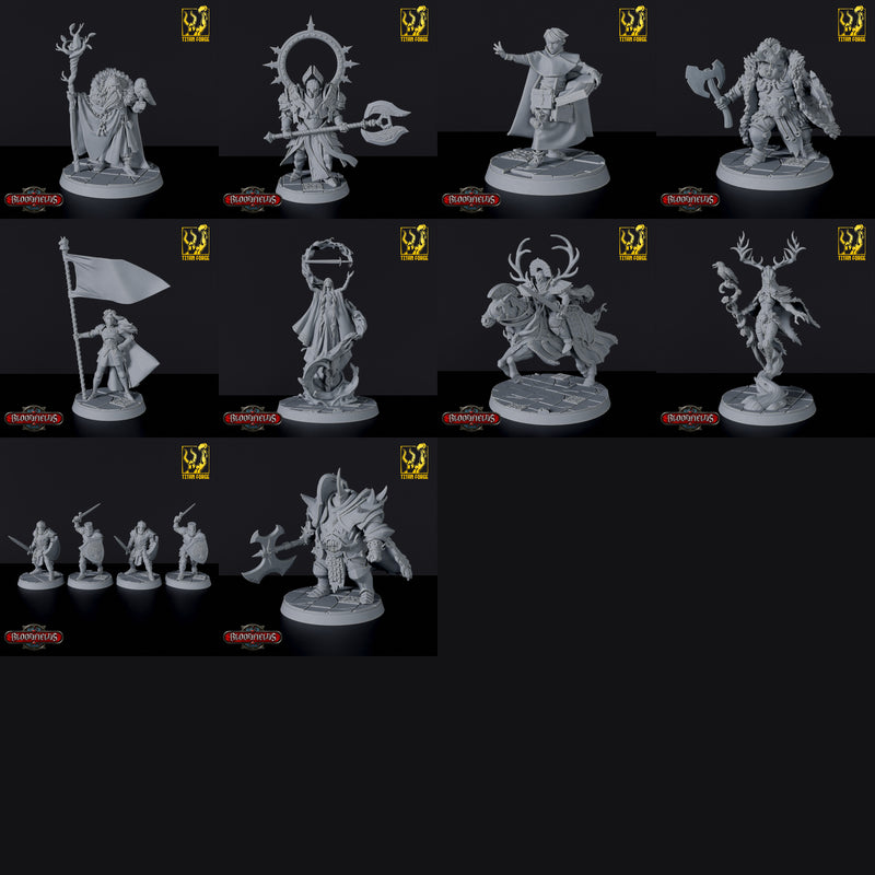 Noble Alliance - Mega Deal - 37 Miniatures - Bloodfields Army