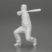 Gangster homie in hoodie Holding Baseball Bat Ready For A Hit - Only-Games