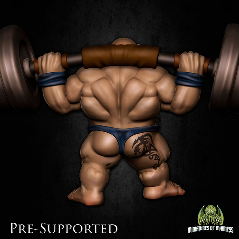 Herseck Hillbuckle  [PRE-SUPPORTED] Bodybuilder Dwarf Powerlifter - Only-Games