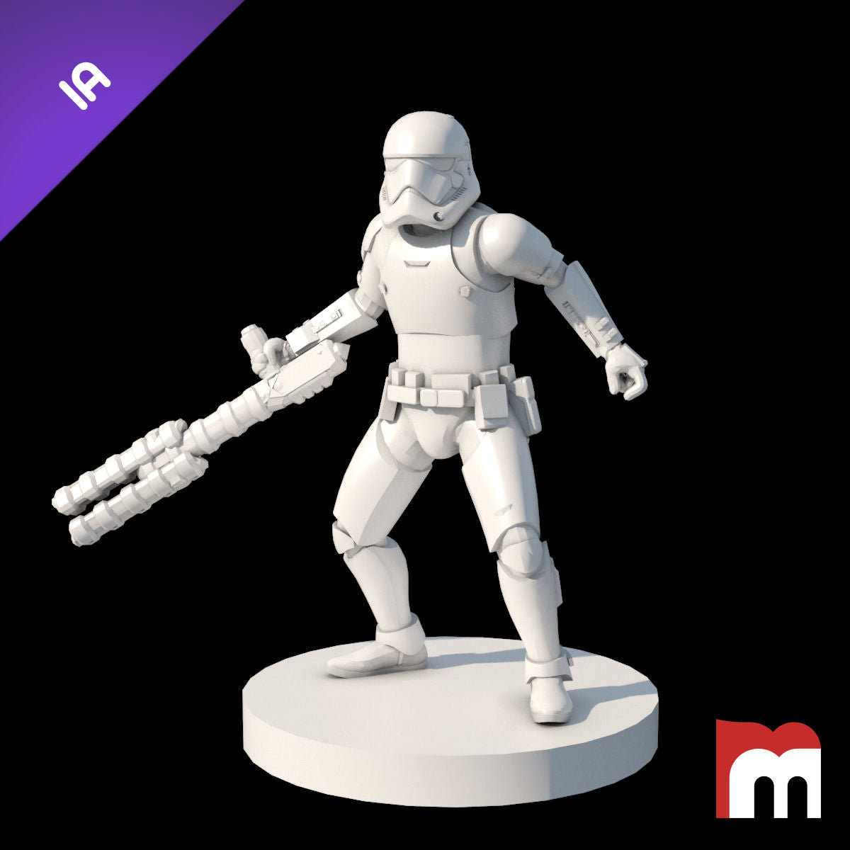 (IA) First Order Riot Stormtrooper - Mel Miniatures - Miniatures by ...