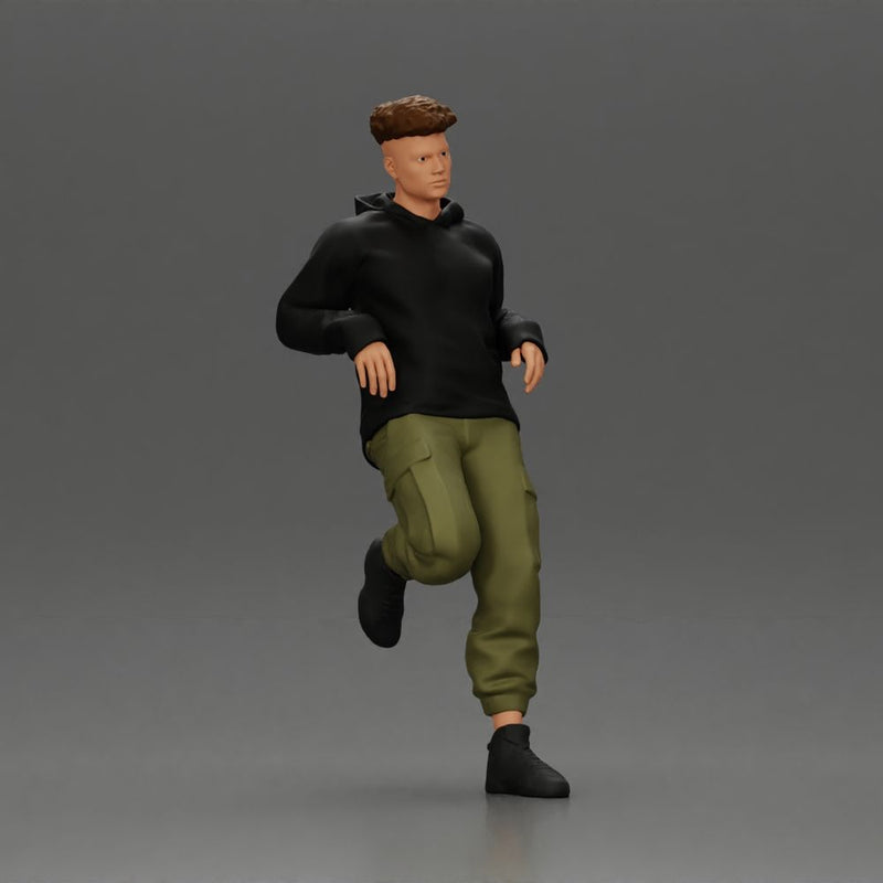 Man in Black Hoodie Casually Leaning Against a Stylish Car - Only-Games