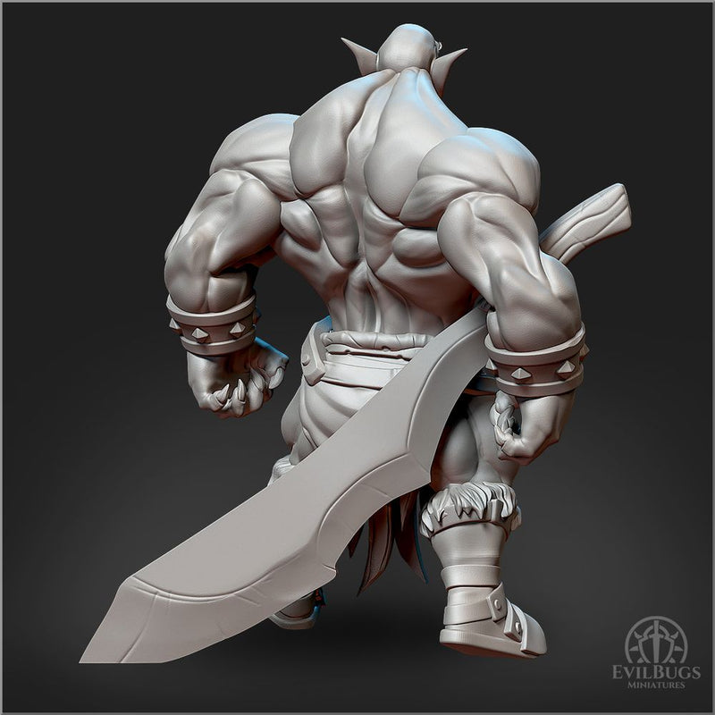 Orc Krag Giantkiller  28mm/32mm/54mm - Only-Games