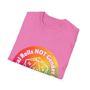 Critical Rolls NOT Gender Roles Unisex Softstyle T-Shirt - Only-Games