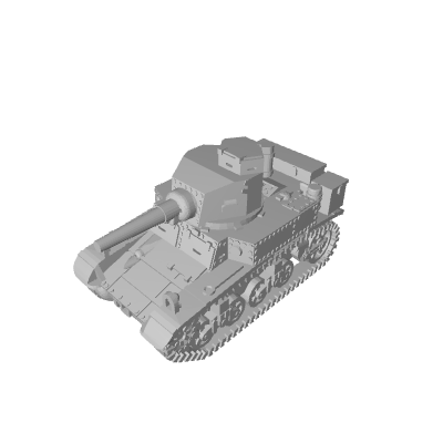 3D Printed M3 Stuart Tank (x10) - Only-Games
