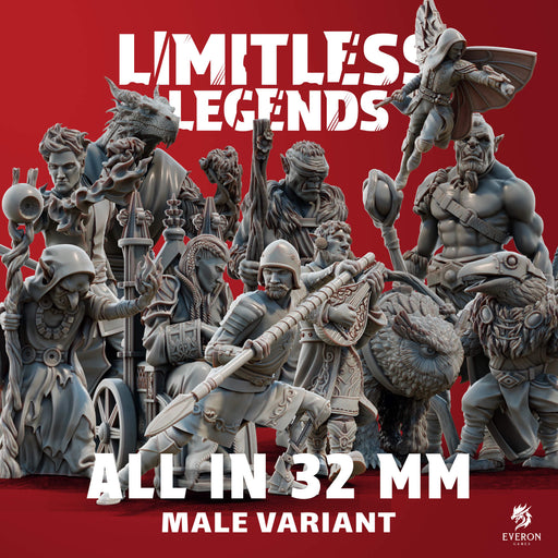 Limitless Legends - 32mm - All In - Male - Only-Games