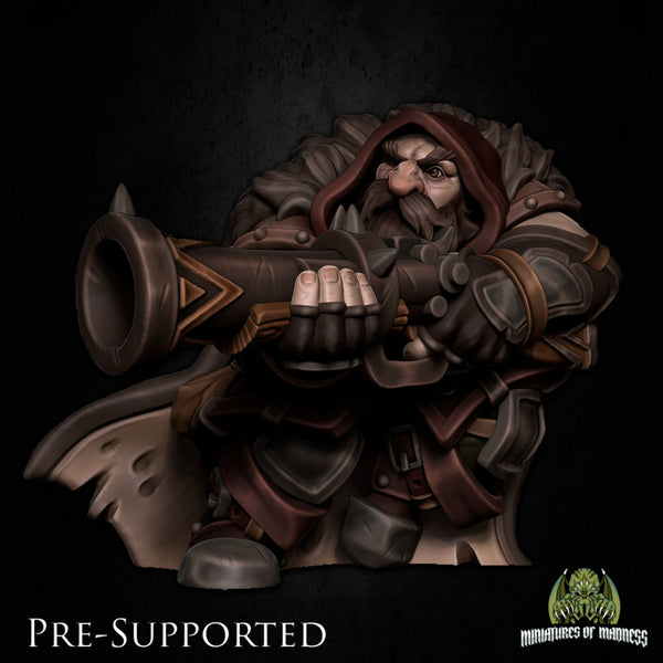 Ronhan Darkcoat [PRE-SUPPORTED] Hunter Dwarf Mercenary - Only-Games