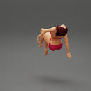 sad man pulls drowning girl from the ocean (woman) - Only-Games