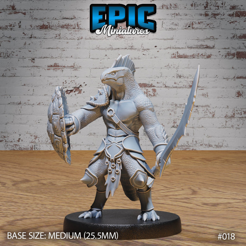 Lizard Folk Army Sword & Shield - Only-Games