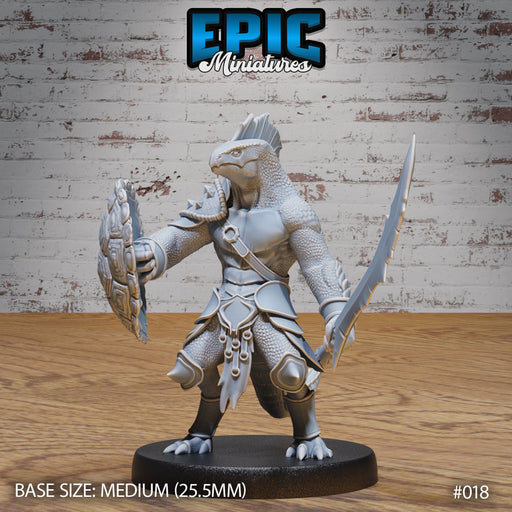 Lizard Folk Army Sword & Shield - Only-Games
