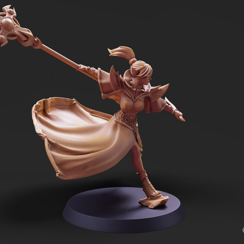 Drow Cleric Pose 2 - Only-Games