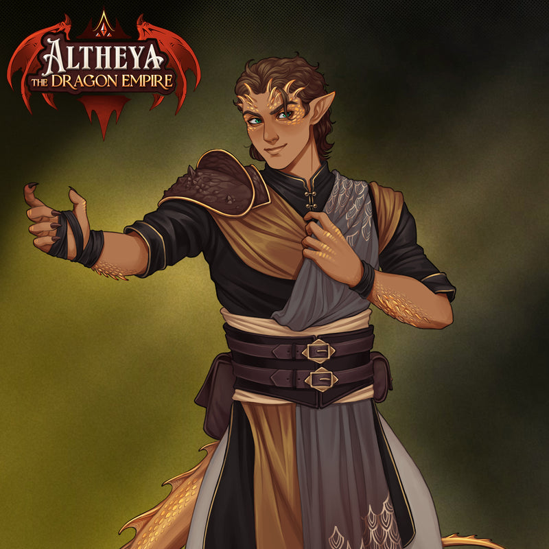Xantheus Auregan - Dragonborn Sorcerer - Only-Games