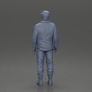 Gary Burghoff with sunglasses standing listening to his friend Harry Morgan in the MASH series - Only-Games