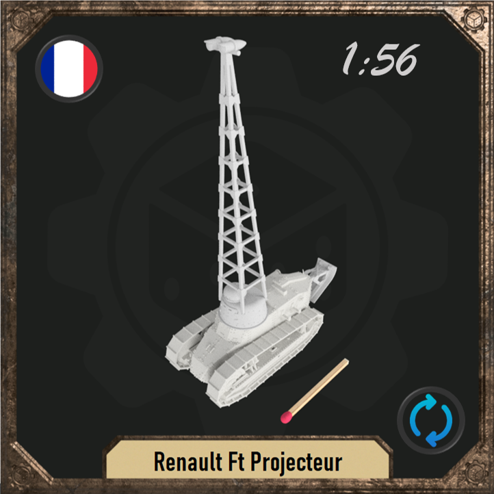 1/56 Renault Ft Projecteur