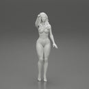 Naked woman standing with her hand indicating - Only-Games