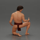 Sad man sitting pulls drowning girl from the ocean - Only-Games