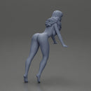 naked Woman Striking a Dynamic Pose - Only-Games
