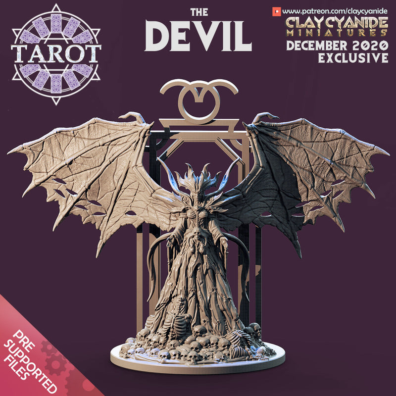 Devil Miniatures The Devil - Clay Cyanide Miniatures - Miniatures by Only-Games.co