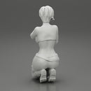 Repair woman sitting and holding a drill - Only-Games