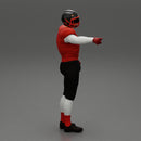 Rugby player standing pointing to the ball - Only-Games