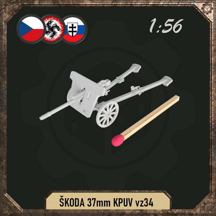 1/56 ŠKODA 37mm KPUV vz34