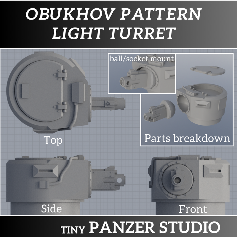 Light Turret Obukov Pattern - Only-Games