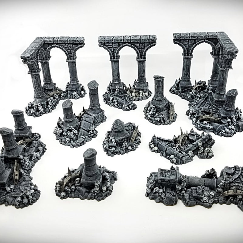 Ruined Columns Grimdark Version - Deluxe Bundle - Only-Games