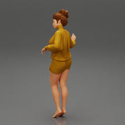 Young Woman In Mini Dress - Only-Games