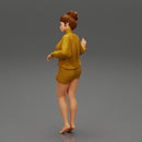 Young Woman In Mini Dress - Only-Games