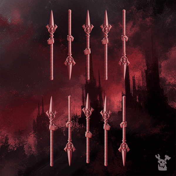 Crimson Wings Spears Set x10 - Only-Games