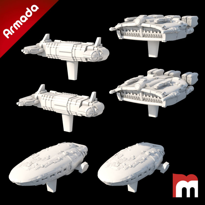 (Armada) Resistance Shuttles Set I