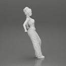 lowrider chola girl is leaning against the car, wearing mini shirt - Only-Games