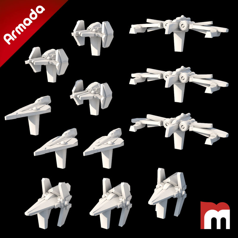 (Armada) Republic Starfighters Set I