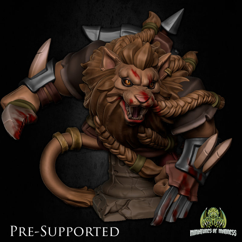 [BUST] Ranar Catfolk Criminal [PRE-SUPPORTED] Rogue Mercenary Assasin - Only-Games