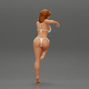 Sexy girl in bikini Leaning Against car - Only-Games