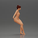 Naked Asian girl sits on motorcycle - Only-Games