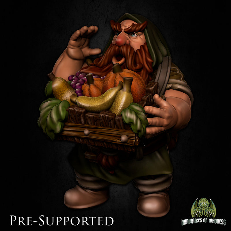 Dulnar Greyor [PRE-SUPPORTED] Dwarf Merchant Greengrocer - Only-Games