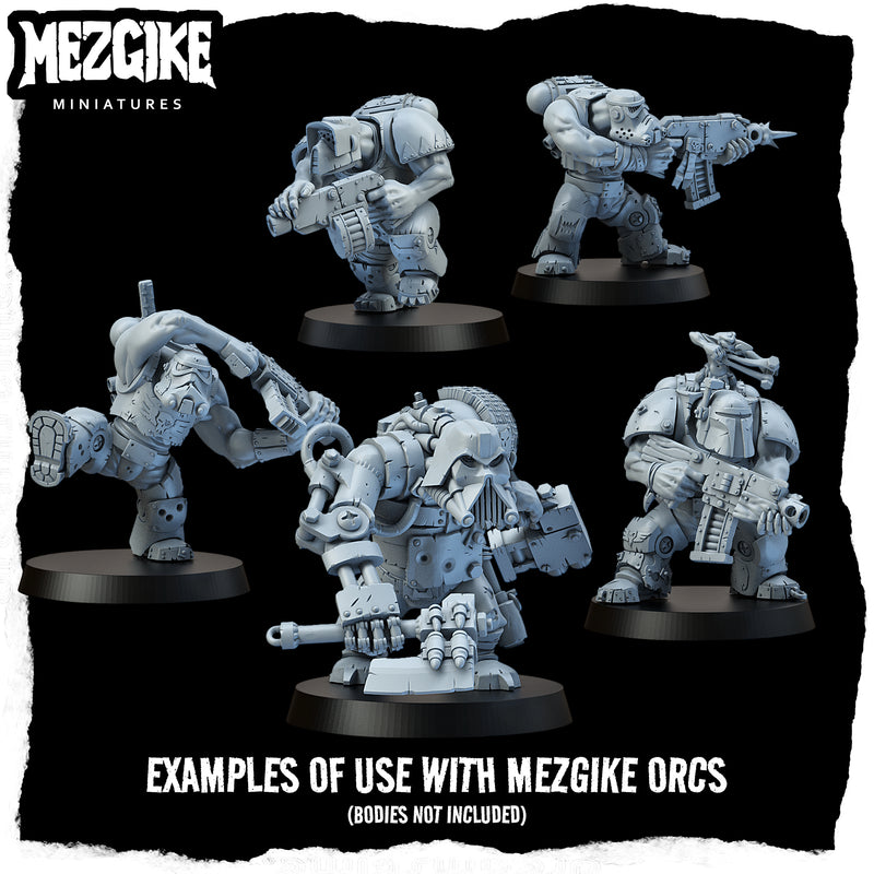 Orc star waaagh heads x22 pack - Only-Games