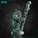 (0219) Male orc shaman cleric with a magic club - Only-Games