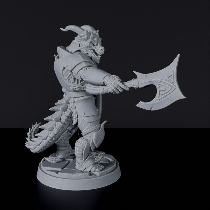 Dragonborn Fighter Male  - 5e DnD inspired - RPG - Only-Games