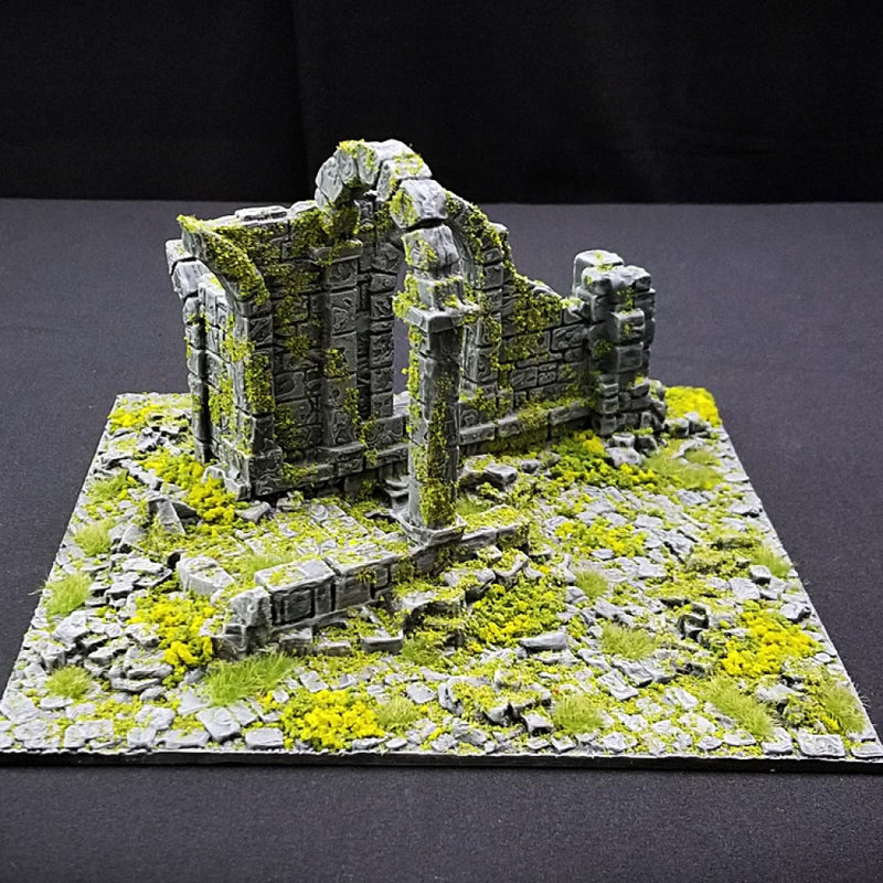 Ruined Temple Wall Tile B - Only-Games