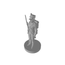 3D Printed 1/72 Napoleonic Russian Musketeer Pose 2 (x10) - Only-Games