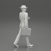 Businessman Walking and Holding His Briefcase - Only-Games