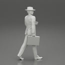 Businessman Walking and Holding His Briefcase - Only-Games