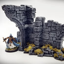 Grand Arch - Half Arch Doorway: Ancient Ruins Terrain Set - Only-Games