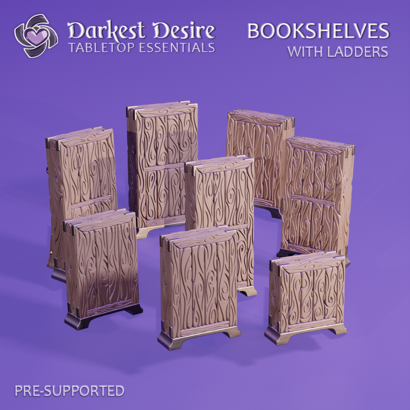 Fantasy Library Bookshelves