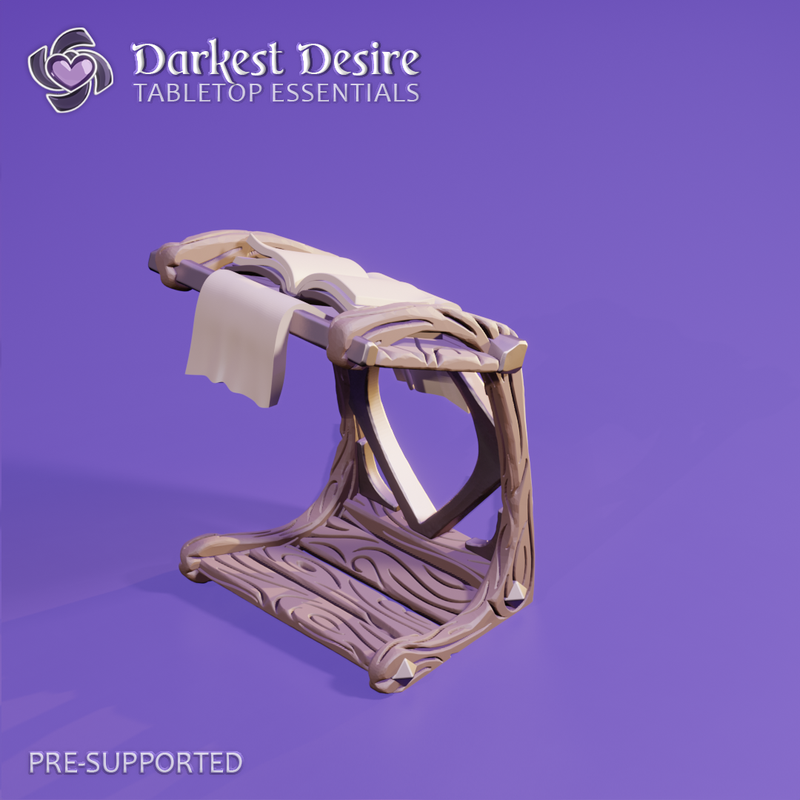 Fantasy Book Pedestal (Bookstand/Bookrest/Reading Desk)