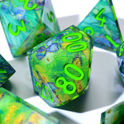 Bluemorn Grove | Art Core Dice | 7 Piece Set - Only-Games